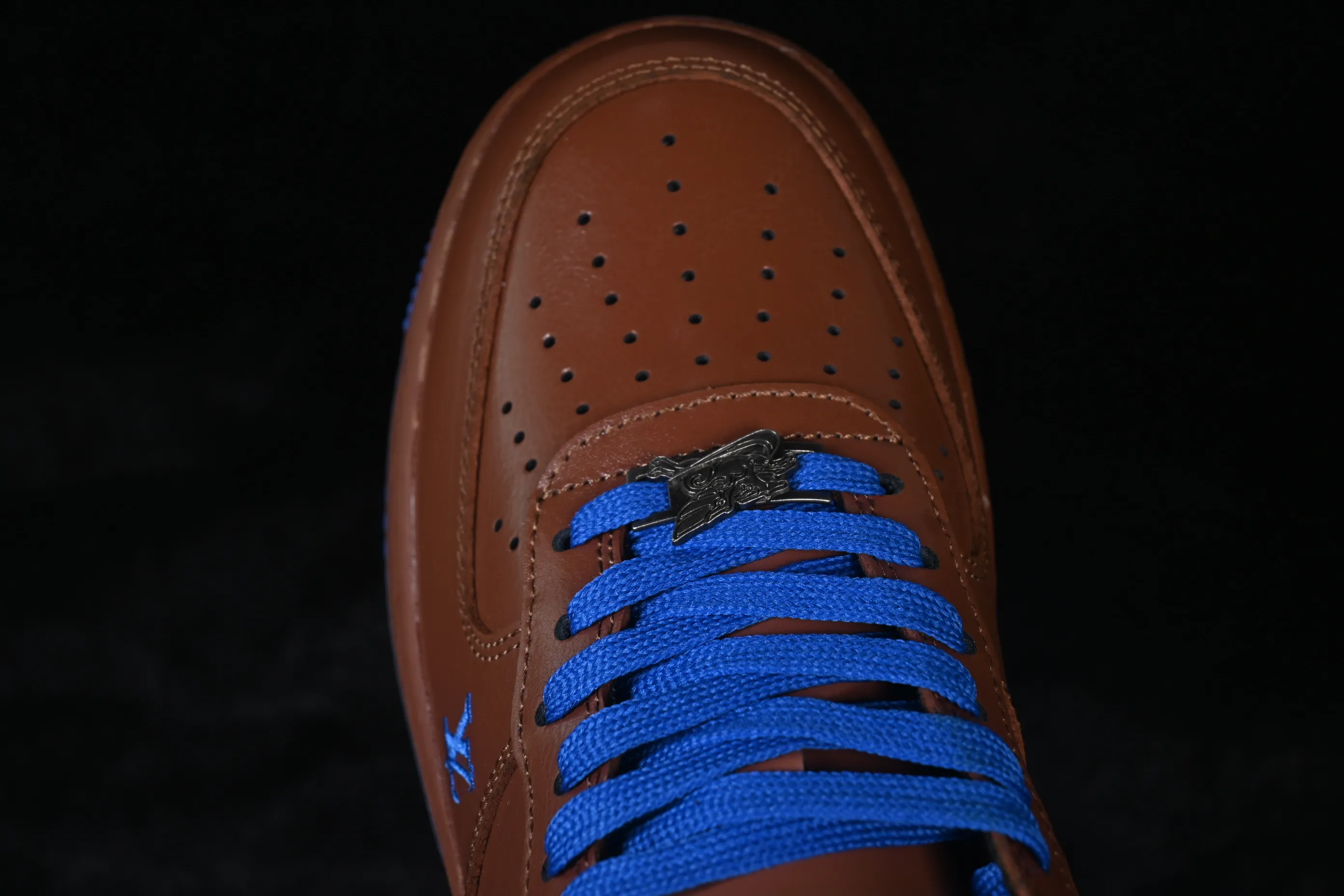 All categories Nk Air Force 1 Air Force series Nk Air Force 1 Low Air Force low top Nike Air Force 1'07 Low Year of the Horse joint name Tan Brown Blue Air Force 1 low top casual sneakers XY9025-007